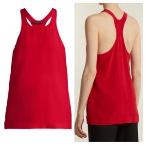 Haider Ackermann Scarlet Racerback Tank